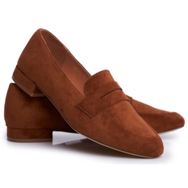 Mocassim feminino camurça Sergio Leone MK734 Camel Nebbi marrom