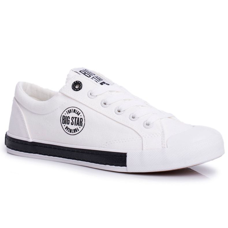 Tênis feminino Big Star White FF274228 branco