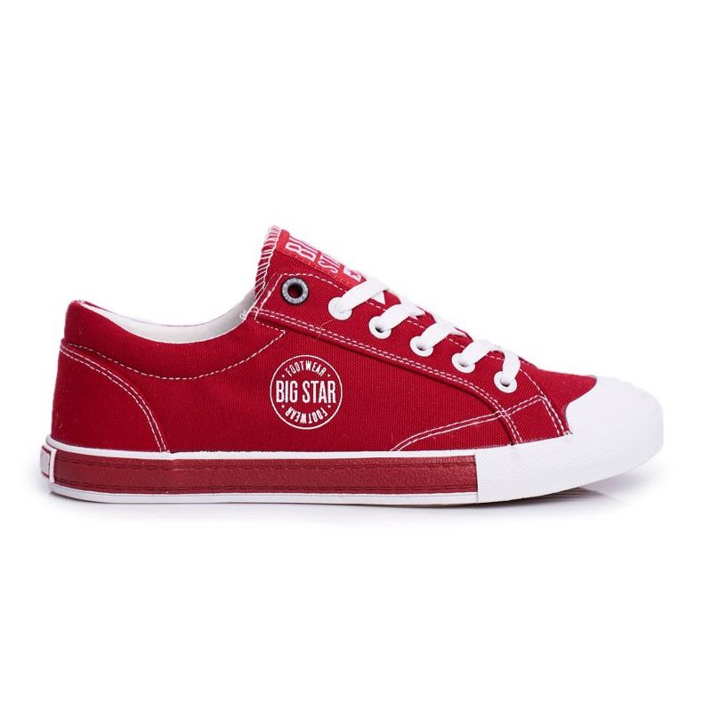 Tênis feminino Big Star Red FF274226 vermelho