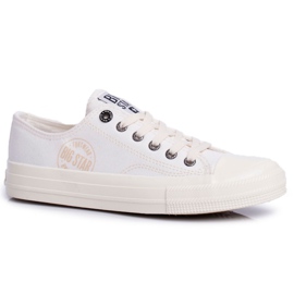Tênis feminino Big Star Branco FF274124 cru