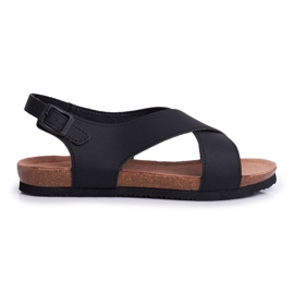 Sandálias femininas Big Star pretas FF274621 preto Sandálias femininas Big Star pretas FF274621 preto