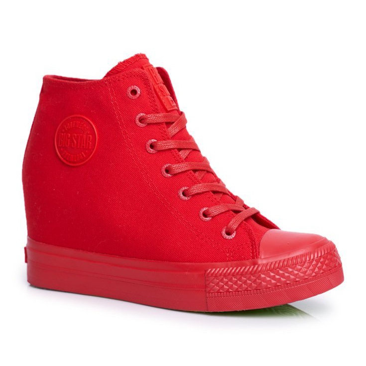 Tênis feminino Big Star Red FF274A193 vermelho