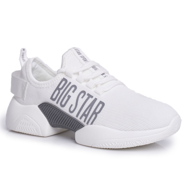 Sapatas esportivas femininas Big Star White FF274282 branco