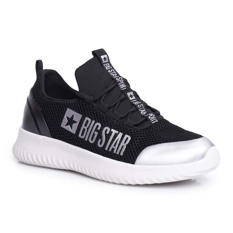 Sapatas esportivas femininas Big Star pretas FF274A409 preto