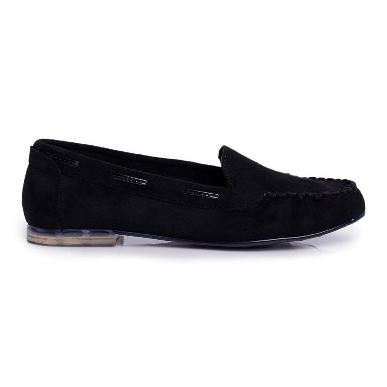 Mocassim feminino Sergio Leone camurça preto MK722