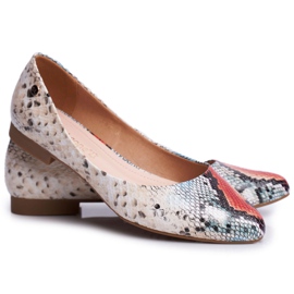 Bailarinas femininas Sergio Leone Red Snake BL611 Nemsis vermelho multicolorido