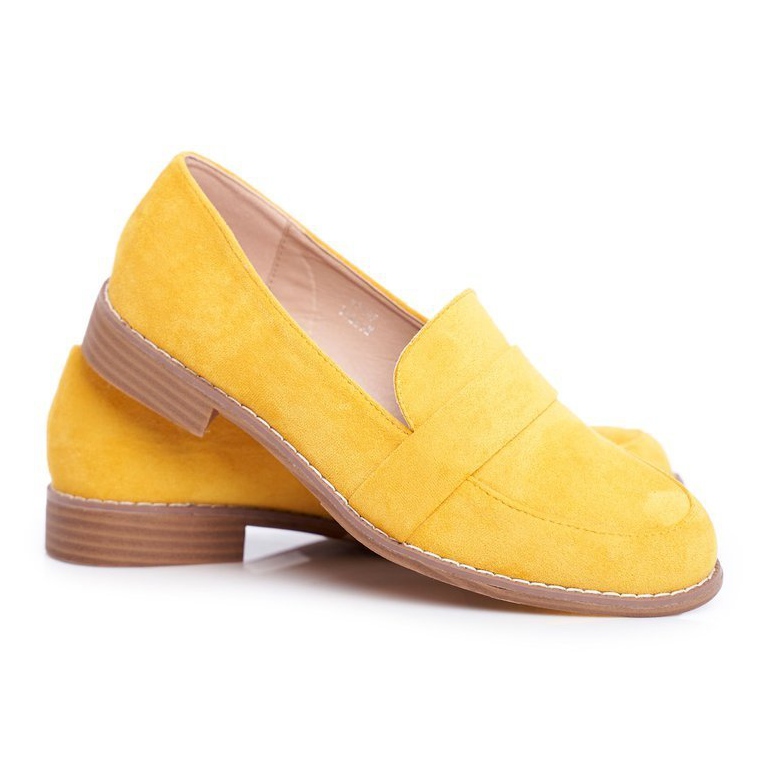 SEA Brogues feminino camurça amarelo Cintra