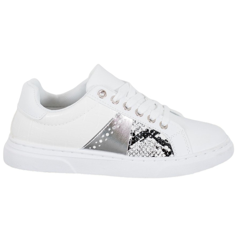 SHELOVET Tênis brancos confortáveis