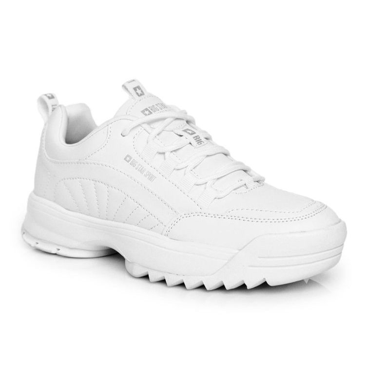 Sapatilhas esportivas femininas Big Star White FF274681 branco