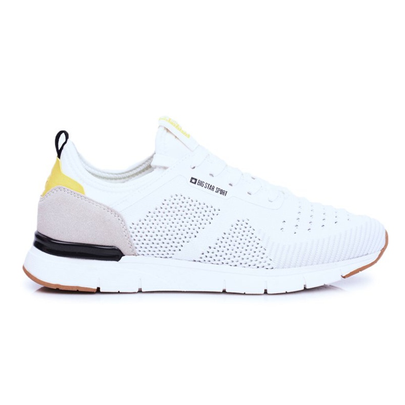 Sapatas esportivas masculinas Big Star White FF174165 branco