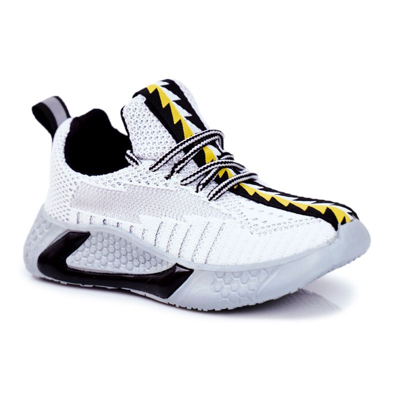 FRROCK Calçados Esportivos Infantis Cinza e Branco Stitch