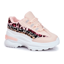 FRROCK Sapatas do esporte infantil rosa Dante -de-rosa