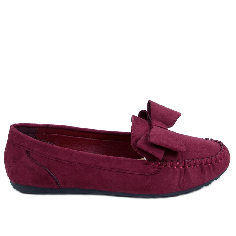 Mocassins Borgonha Femininos B2020-6 Vinho vermelho