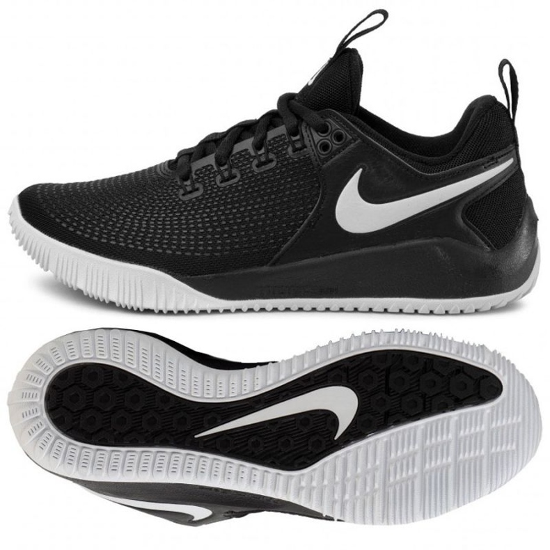 Tênis de voleibol Nike Air Zoom Hyperace 2 M AA0286-001 preto preto