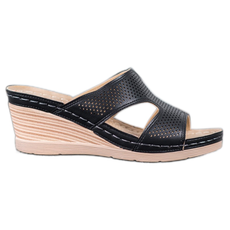 GOLL Chinelos Light Wedge preto