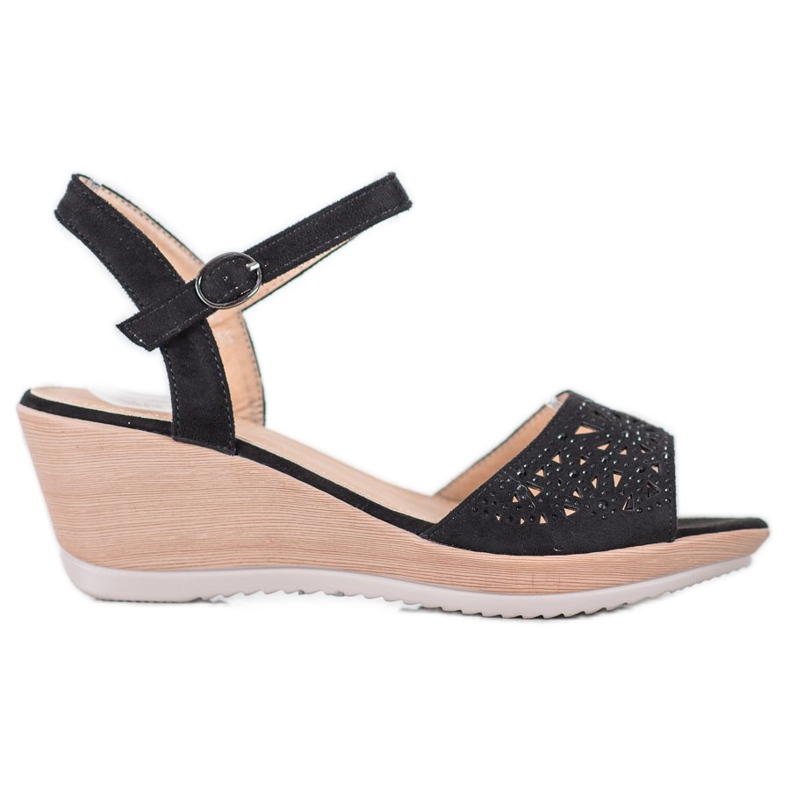 SHELOVET Sandálias Light Openwork preto