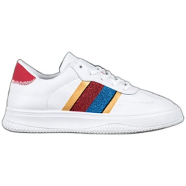 Small Swan Calçados Esportivos da Moda branco