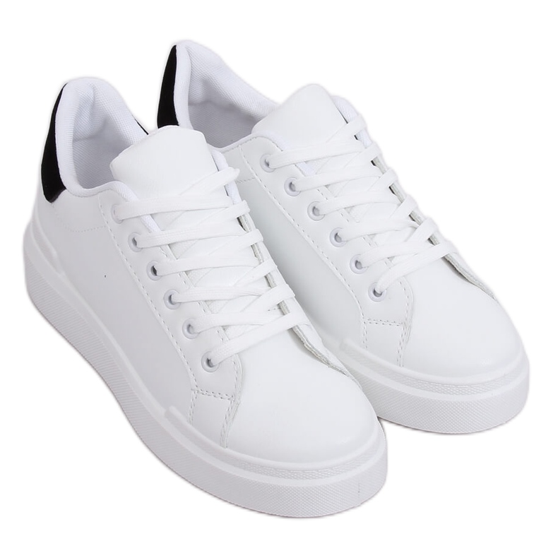 Tênis feminino branco 85-428 BRANCO / PRETO