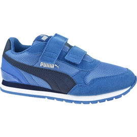 Tênis Puma St Runner V2 Mesh Ps Jr 367136 07 azul
