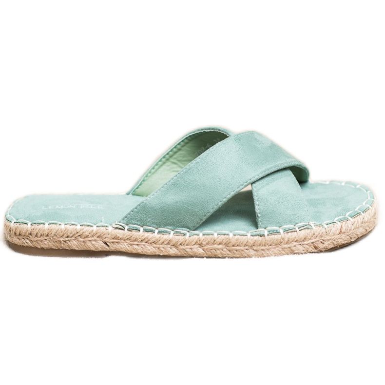 SHELOVET Chinelos confortáveis ​​de camurça verde