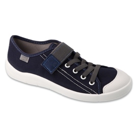 Tênis Befado 251Q047 com velcro, azul marinho