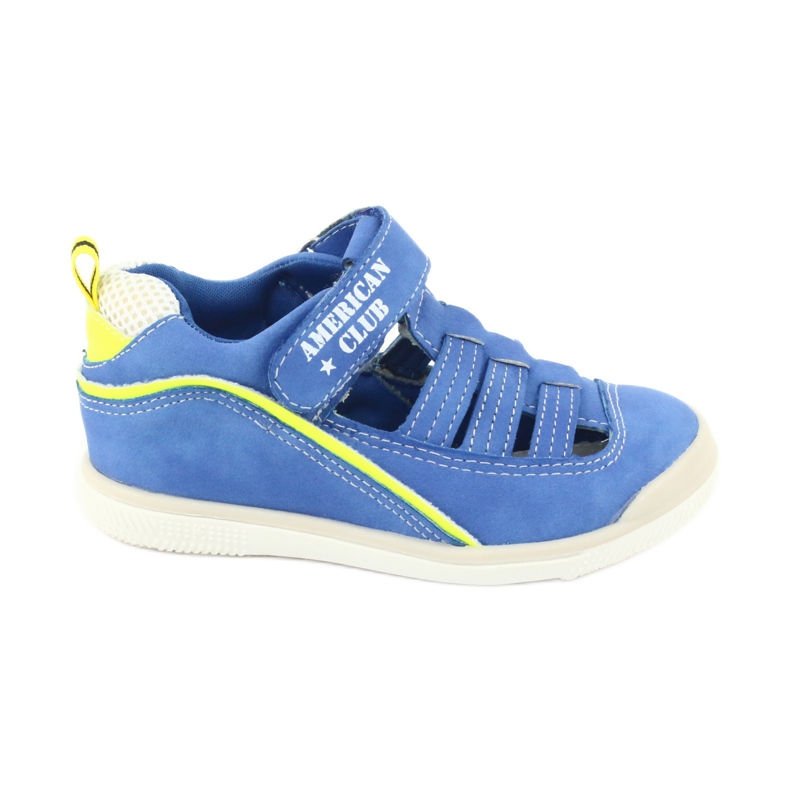 American Club Sandálias de meninos Inserir GC12/20 azul