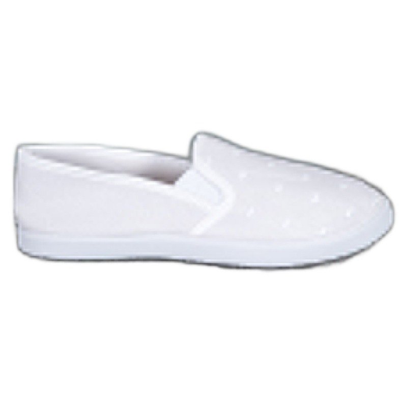 SHELOVET Slipons brancos em corações