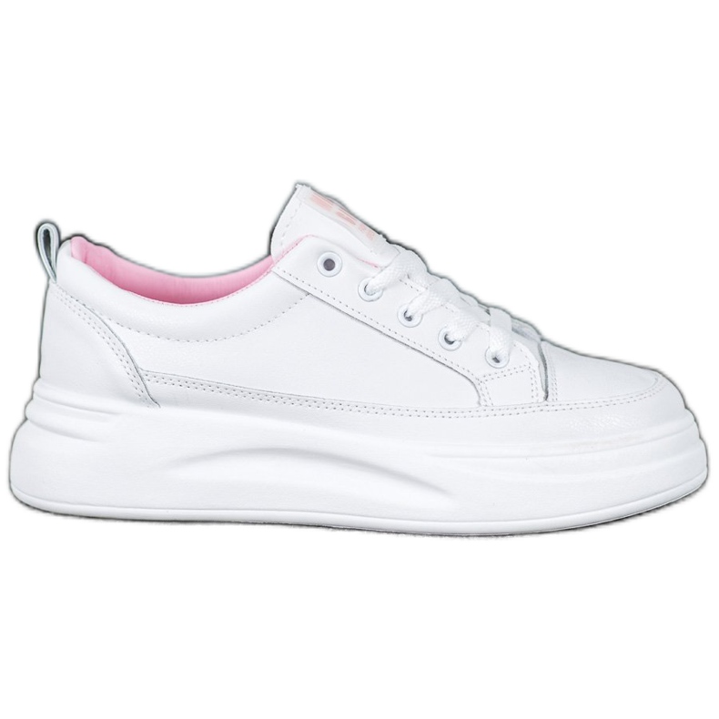 SHELOVET Tênis na plataforma da garota legal branco