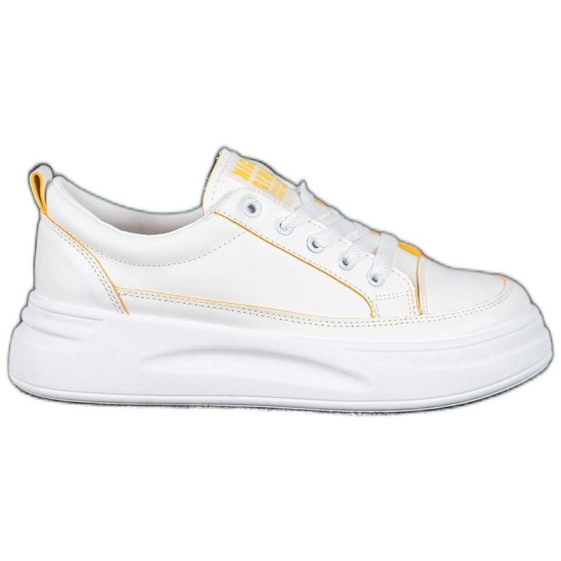 SHELOVET Tênis na plataforma da garota legal branco