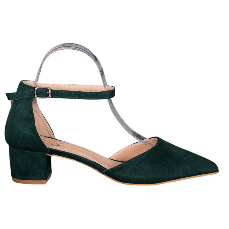 Small Swan Bombas elegantes verde