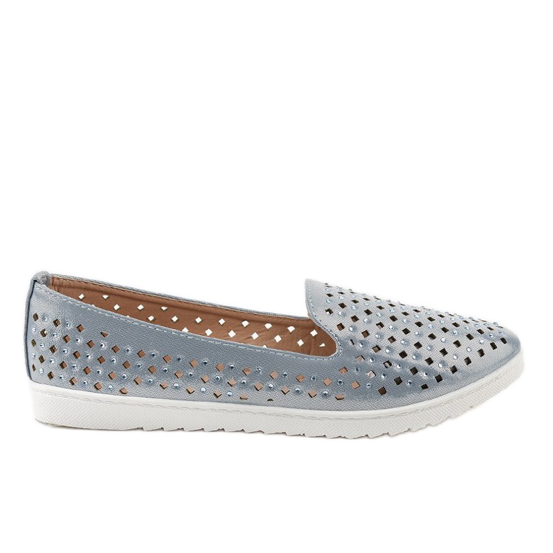 Tênis com orifícios azuis DY-08 azul