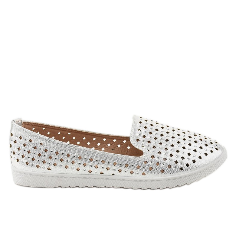 Tênis com orifícios azuis DY-08 cinza