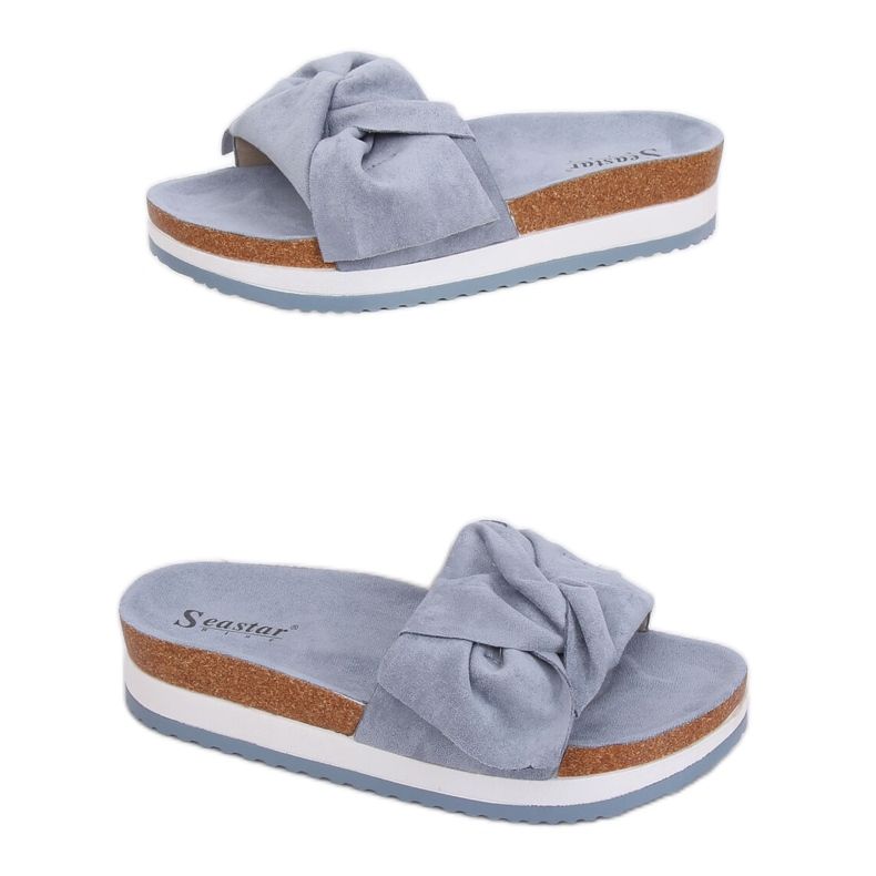 Chinelos femininos azuis SS116P Azul