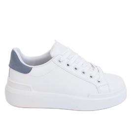 Tênis feminino branco 85-428 BRANCO / AZUL Tênis feminino branco 85-428 BRANCO / AZUL