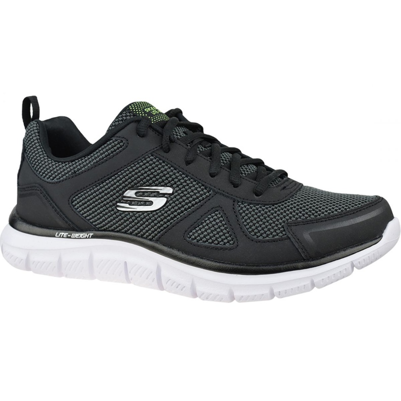 Skechers Track-Bucolo M 52630-BKW preto azul