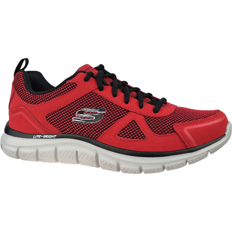 Calçados Skechers Track-Bucolo M 52630-RDBK vermelho
