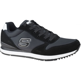 Sapatos Skechers Sunlite-Waltan M 52384-BLK preto azul