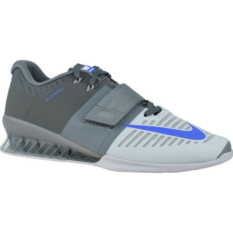 Sapato Nike Romaleos 3 Halterofilismo M 852933-001 azul cinza