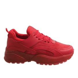 Calçados esportivos da moda vermelhos A88-18