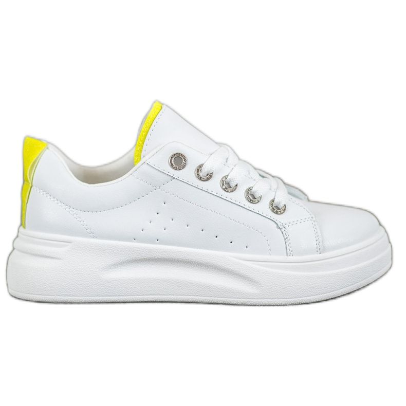 SHELOVET Tênis da moda na plataforma branco