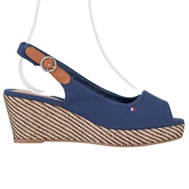 SHELOVET Sandálias Classic Wedge azul