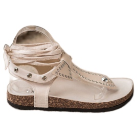 Seastar Sandálias de flip-flops amarradas marrom