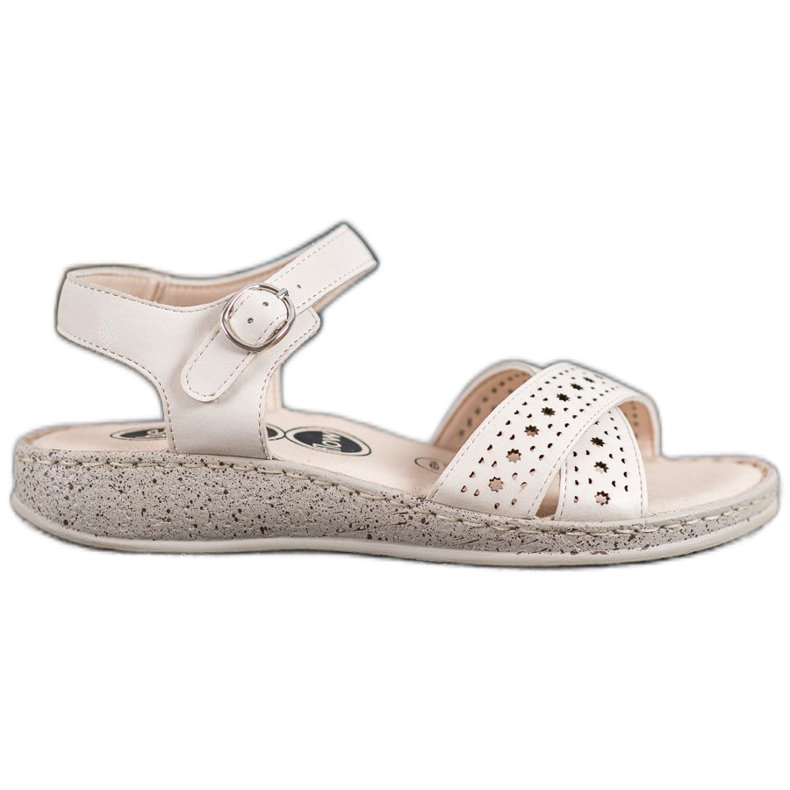 SHELOVET Sandálias leves na plataforma bege