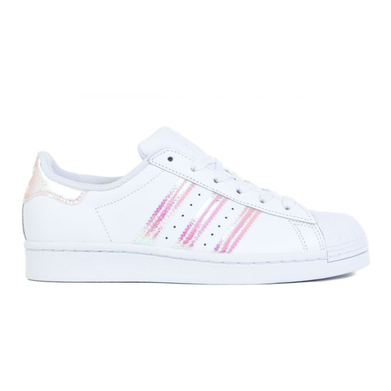Sapatos Adidas Superstar Jr FV3139 branco preto