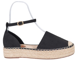 SHELOVET Alpercatas com fivela preto