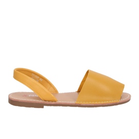 Sandálias de mel feminino TU150P amarelas amarelo