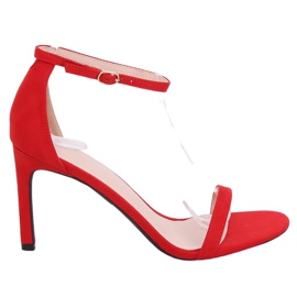 Sandálias vermelhas de salto alto NF-31P Red vermelho Sandálias vermelhas de salto alto NF-31P Red vermelho