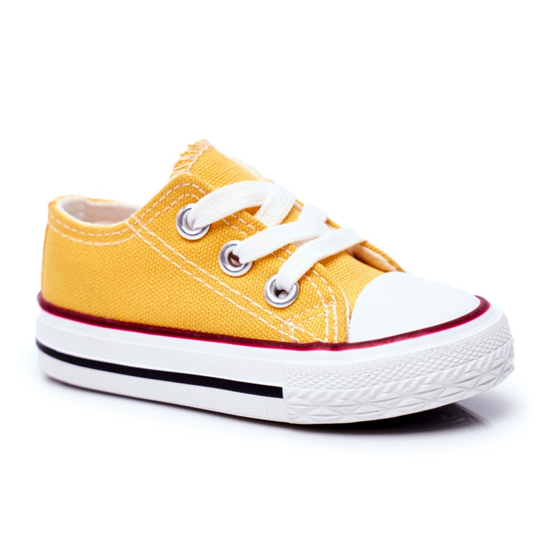 FRROCK Tênis clássico infantil amarelo Filemon