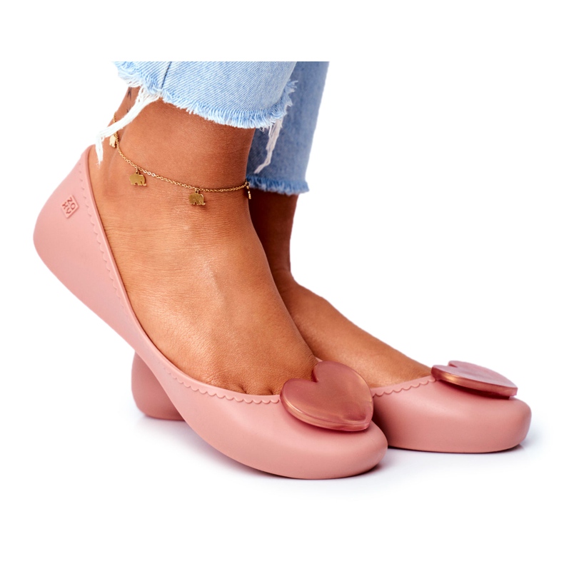 Bailarina de borracha perfumada feminina ZAXY rosa FF285052