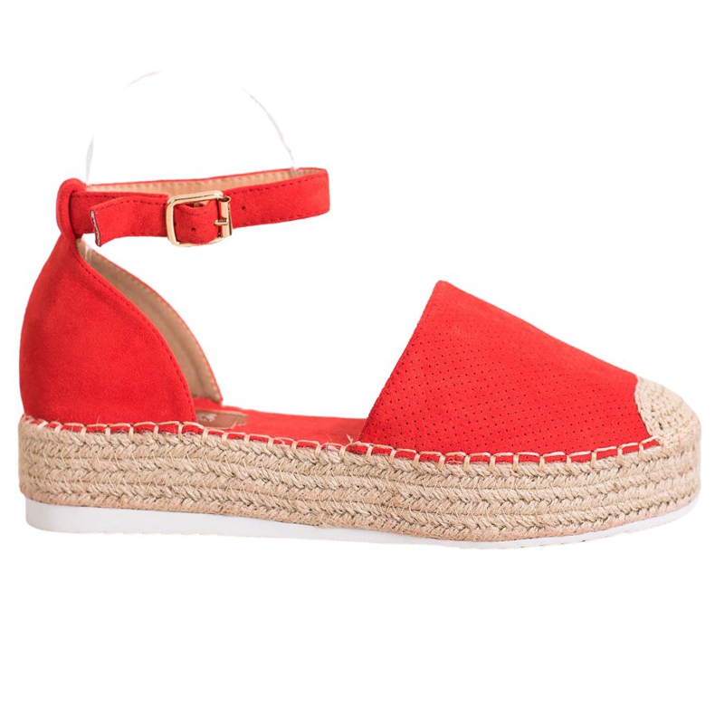SHELOVET Alpercatas Openwork vermelho